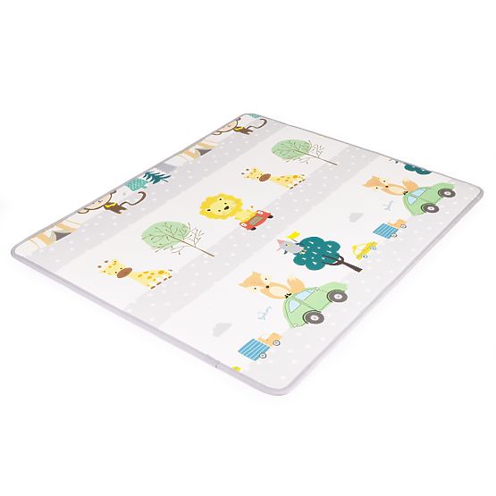 Piankowa edukacyjna dwustronna mata do rolowania z alfabetem ECOTOYS dla dzieci