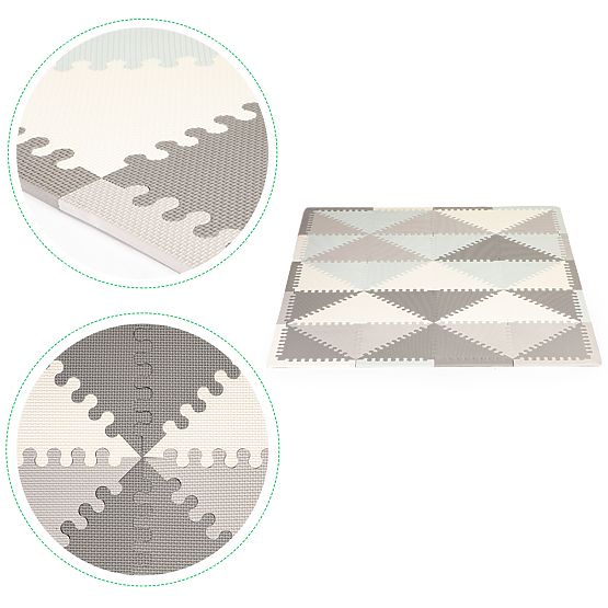 Piankowa edukacyjna mata puzzle 20 szt. 127x157cm ECOTOYS