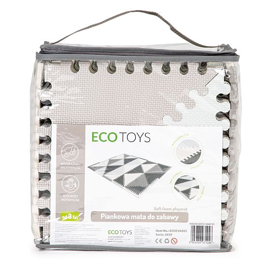 Piankowa edukacyjna mata puzzle 20 szt. 127x157cm ECOTOYS