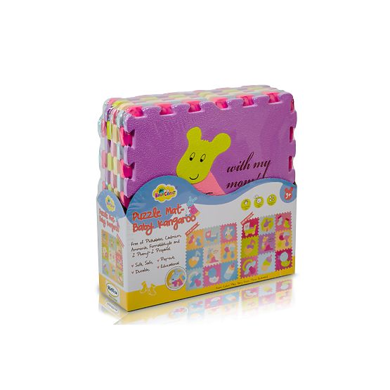 Piankowe puzzle - kolorowe zabawki