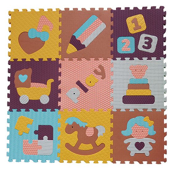 Piankowe puzzle - świat zabawek