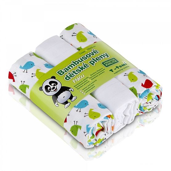 Pieluszki bambusowe z nadrukiem
