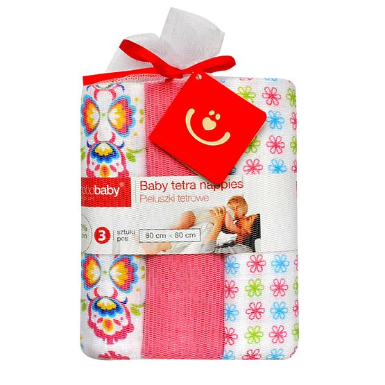 Pieluszki tetrowe z nadrukiem