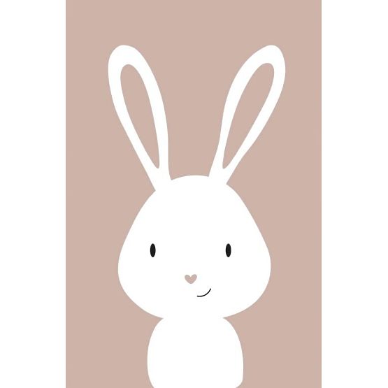 Plakat - Króliczek Boho