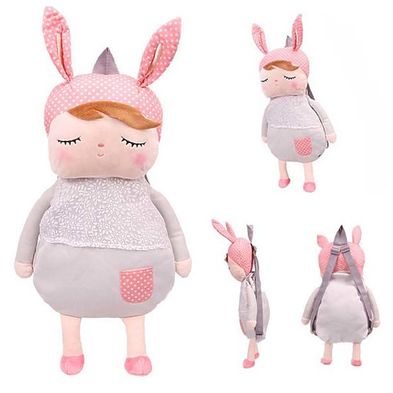 Plecak z uszkami METOO - szary