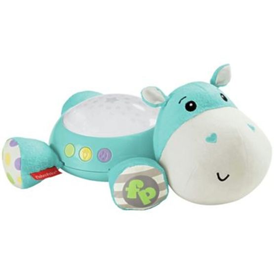 Pluszowy hipopotam Fisher Price - projektor ścienny