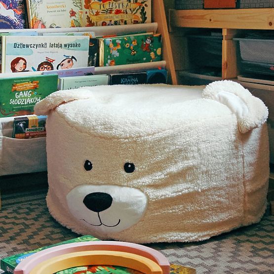 Pluszowy taboret - Niedźwiedź