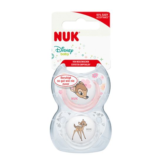 pocieszyciel NUK Disney Classic 18-36m 2ks dziewczyna Różowy 18-36 m