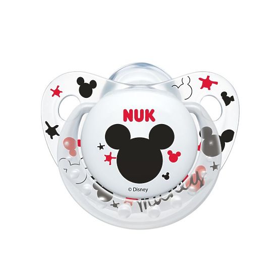 pocieszyciel NUK Trendline Mickey 0-6m przejrzysty 0-6 m