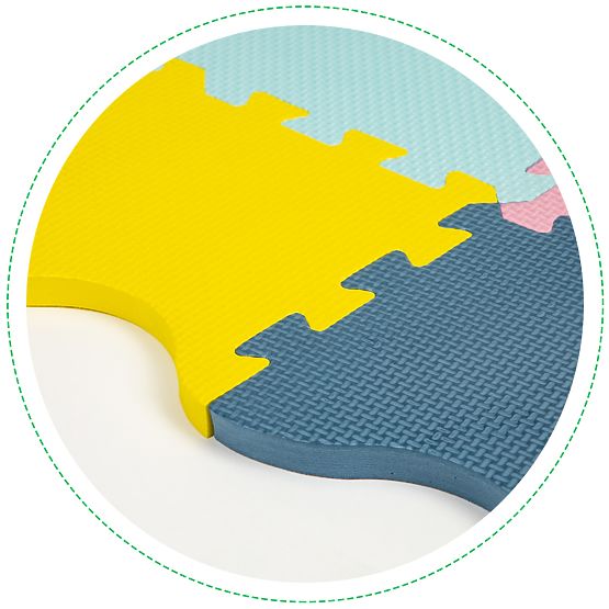 Mata piankowa - puzzle w pastelowych kolorach