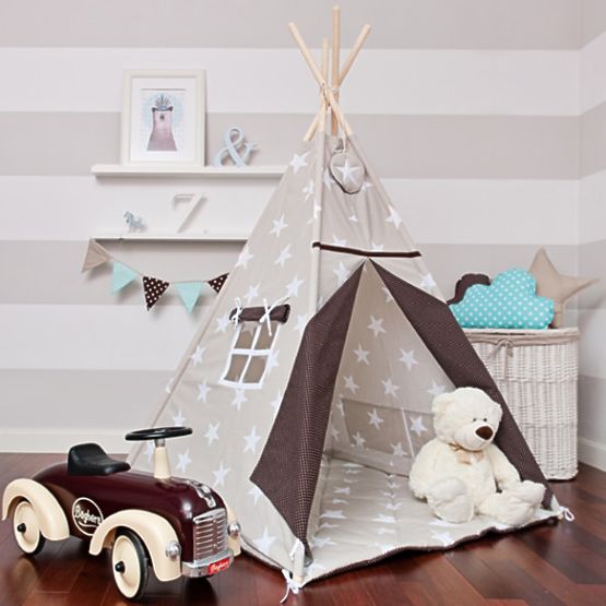 Poduszka - Beżowa gwiazda