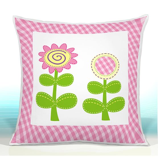 Poduszka HAPPY DAISIES PINK 17