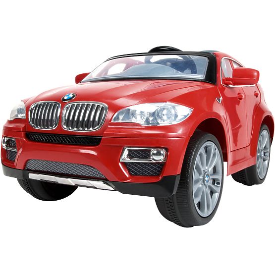 Pojazd elektryczny BMW X6, kolor czerwony