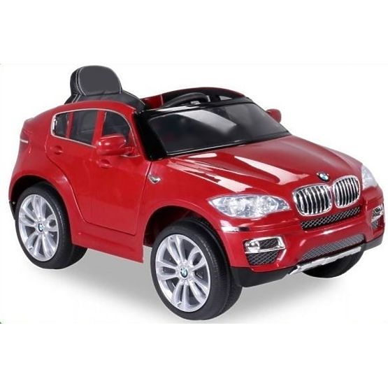 Pojazd elektryczny BMW X6, kolor czerwony