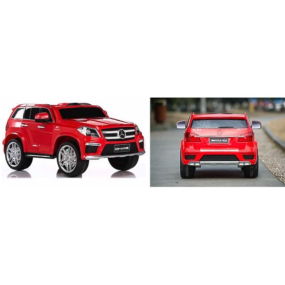 Pojazd elektryczny Mercedes czerwony