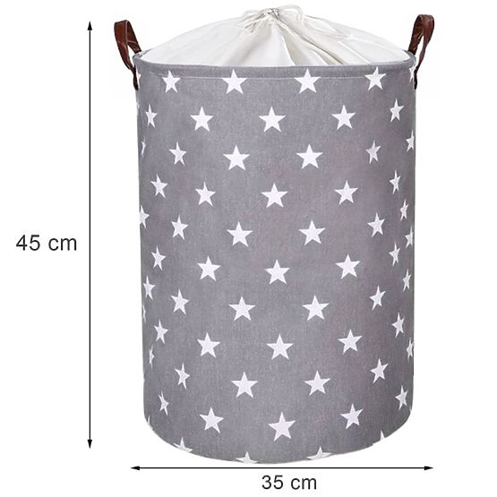 Kosz na zabawki - gwiazdki