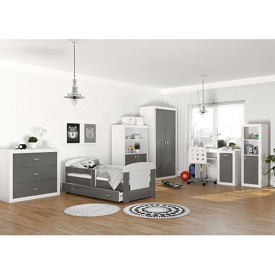 Półka Filip wielki - biało-szary