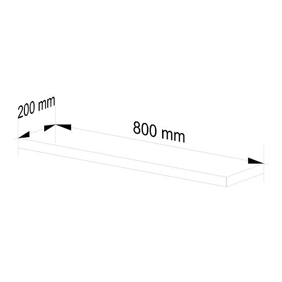 PÓŁKA PS-4 80cm DĄB SONOMA