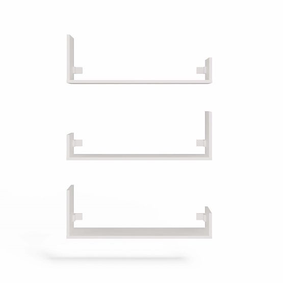 Półki Ścienne KOBI Do Salonu BIAŁA