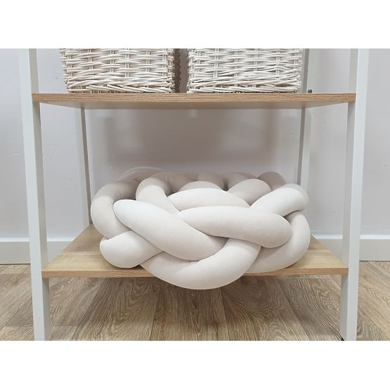 Poręcz pleciona 240 cm - kolor biały