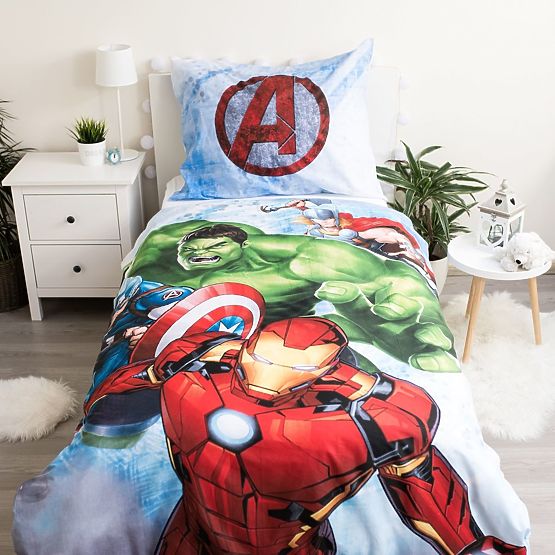 Pościel Avengers 140 x 200 cm + 70 x 90 cm