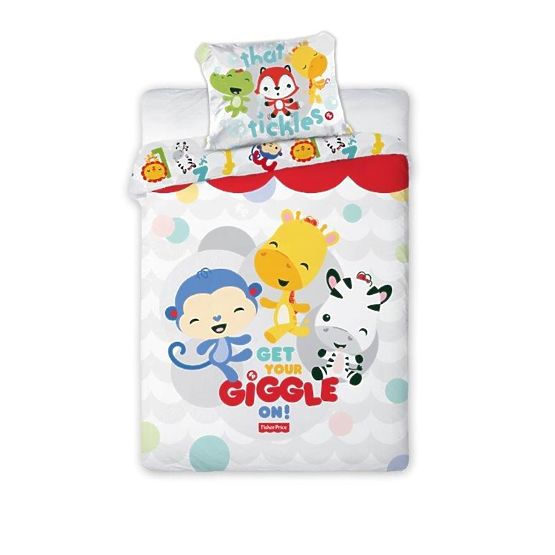 Pościel do łóżeczka Fisher Price Wesołe Zoo