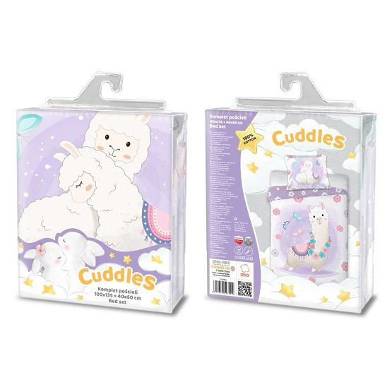 Pościel dziecięca 135x100 cm + Lama 60x40 cm