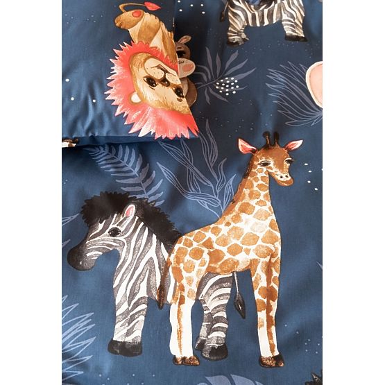 Pościel dziecięca Matějovský 140x200 + 70x90 - Dżungla