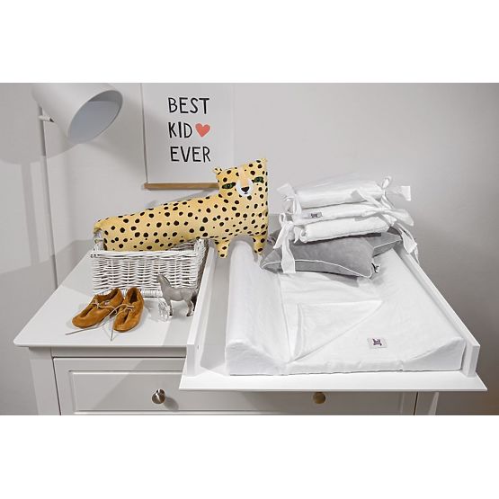 Komfortowa mata do przewijania dziecka - biała