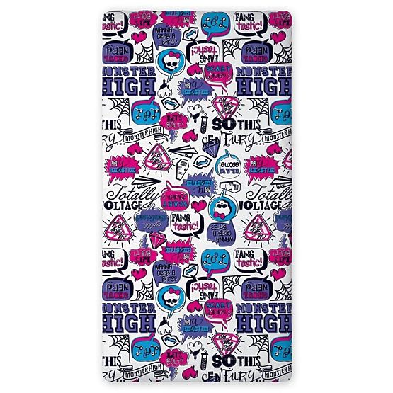 Prześcieradło bawełniane Monster High