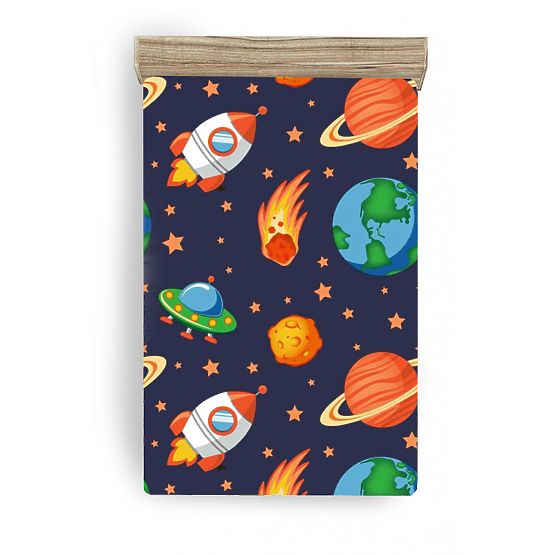 Prześcieradło dziecięce Space