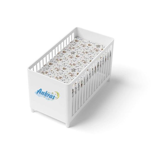 Prześcieradło dziecięce - leśne zwierzęta