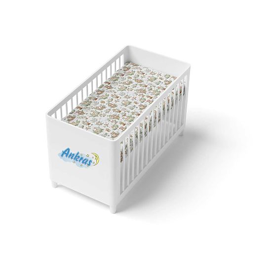 Prześcieradło dziecięce - zwierzęta w zaroślach