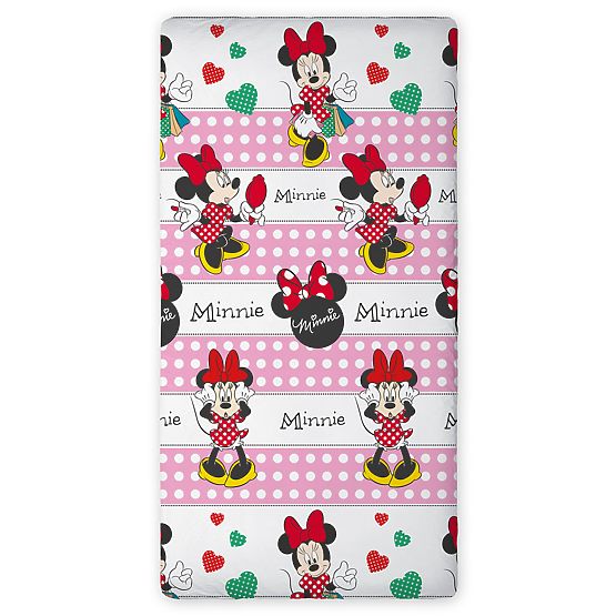 Prześcieradło Minnie Mouse 90x200