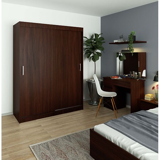 PRZESUWNA SZAFA 150 cm CLP MONO WENGE