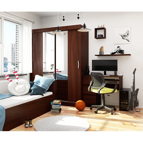 PRZESUWNA SZAFA 150cm CLP WENGE