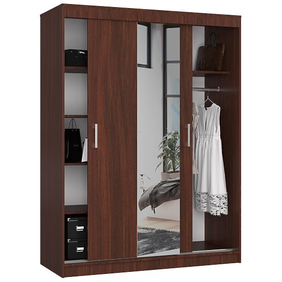 PRZESUWNA SZAFA 150cm CLP WENGE
