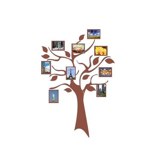 Ramka samoprzylepna na zdjęcia – drzewo