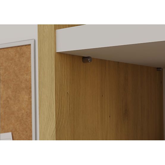 Regał Onyx R80 DĄB ARTISAN BIAŁY