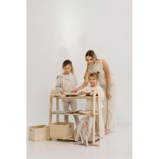 Regał SLIM L - naturalny