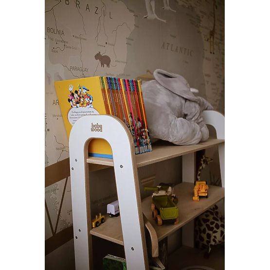 Regał SLIM S - naturalny