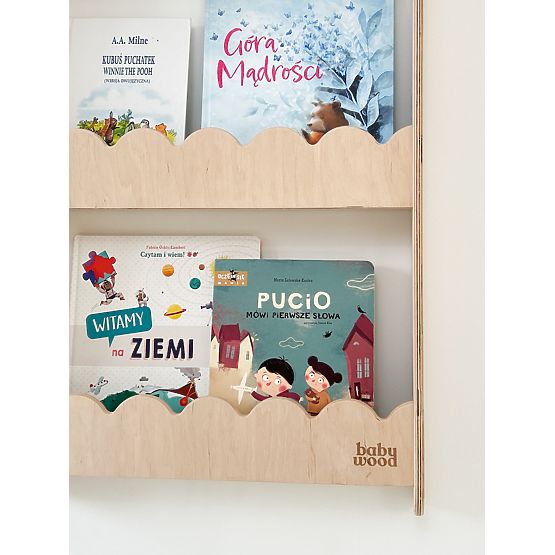 Regał WAVE L - naturalny