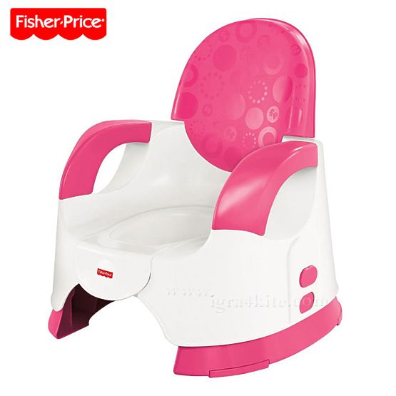 Regulowany nocnik Fisher Price, różowy