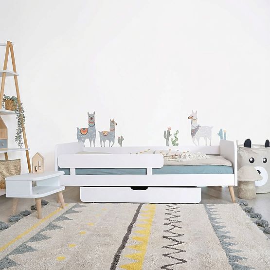 Rosnące łóżko Nell 2w1 - białe