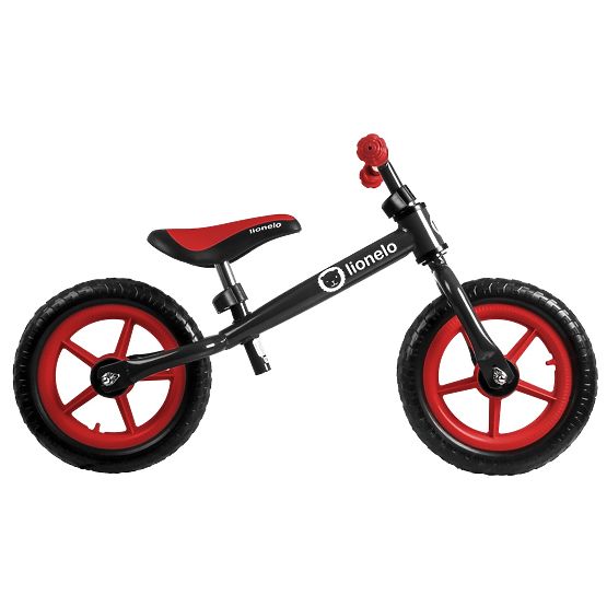 Rowerek biegowy dla dzieci LIONELO Fin Plus - czerwony
