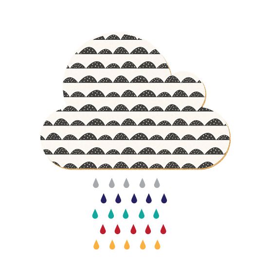 Samoprzylepna tablica korkowa DEKORNIK - Chmurka