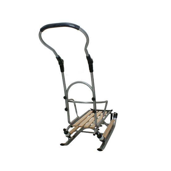 Sanki dziecięce z siedziskiem - Czarne