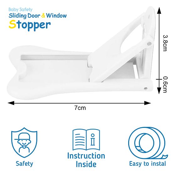 SIPO Blokada dziecięca do drzwi przesuwnych - 2 szt