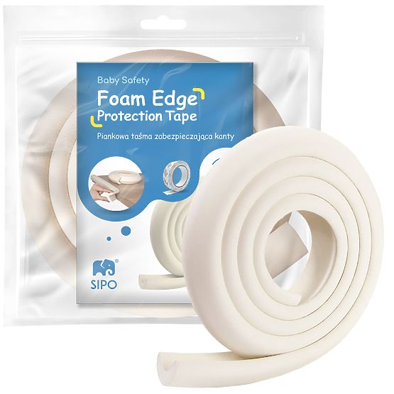 SIPO Taśma ochronna na krawędzie mebli beżowa - 1 szt