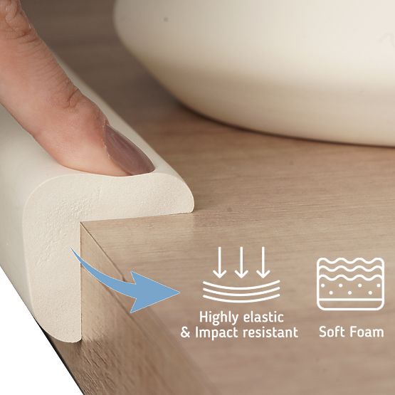 SIPO Taśma ochronna na krawędzie mebli beżowa - 1 szt